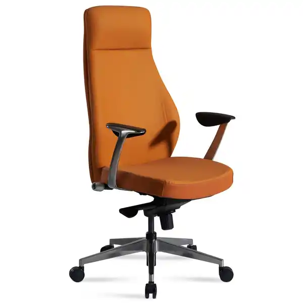 Bild 1 von Bürostuhl Schreibtischstuhl Kunstleder Caramel Drehstuhl Ergonomisch