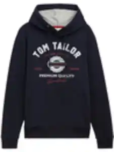 Tom Tailor Herren Hoodie Blau