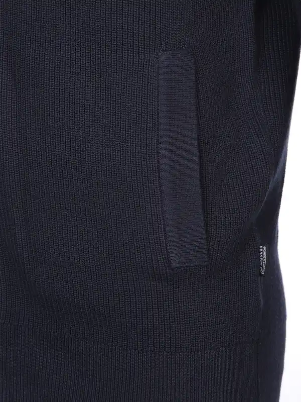 Bild 3 von Herren Strickcardigan mit Reißverschluss Blau