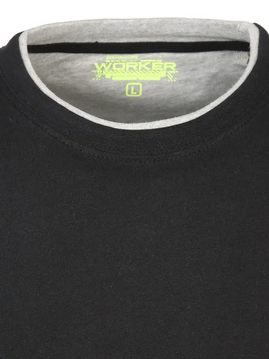 Bild 3 von Herren Shirt im 2in1 Look Schwarz