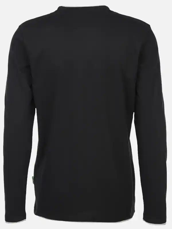 Bild 2 von Herren Shirt im 2in1 Look Schwarz