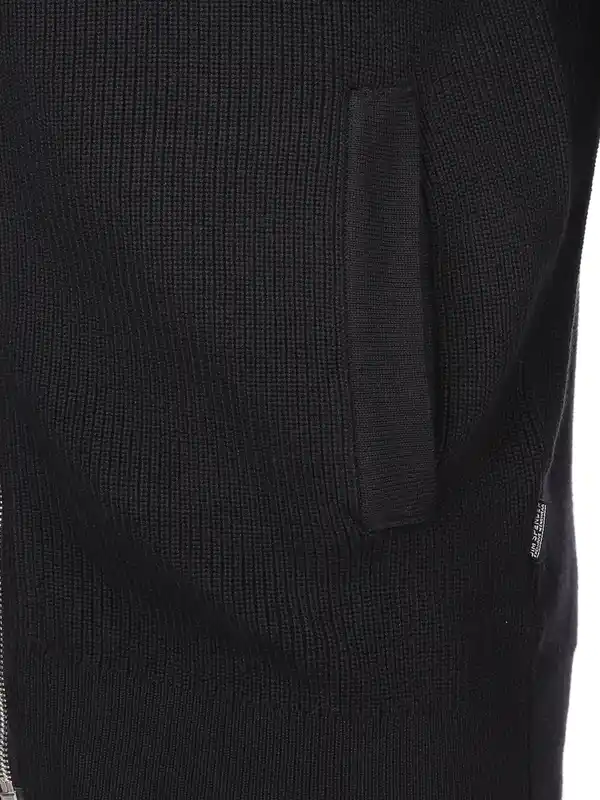 Bild 3 von Herren Strickcardigan mit Reißverschluss Schwarz