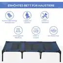 Bild 4 von Hundeliege outdoor Hundebett Katzenbett Haustierbett Schlafplatz Blau