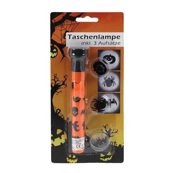 Bild 1 von Halloween Taschenlampe mit Aufsätzen