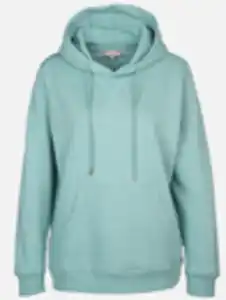 Damen Sweatshirt mit Kapuze Türkis