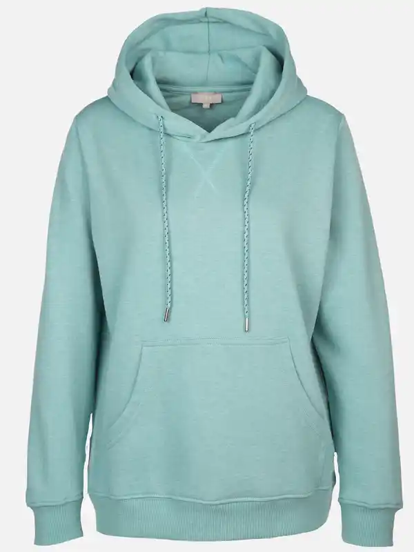 Bild 1 von Damen Sweatshirt mit Kapuze Türkis