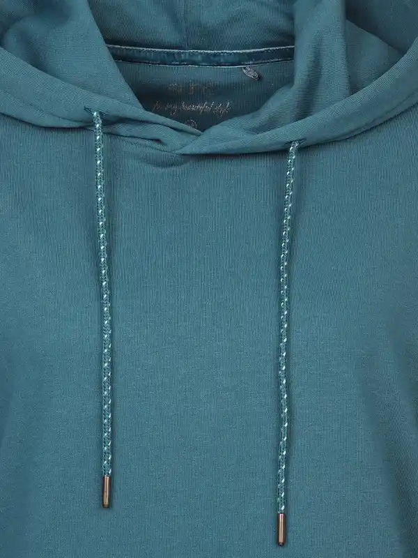 Bild 3 von Damen Sweatkleid mit Kapuze Türkis