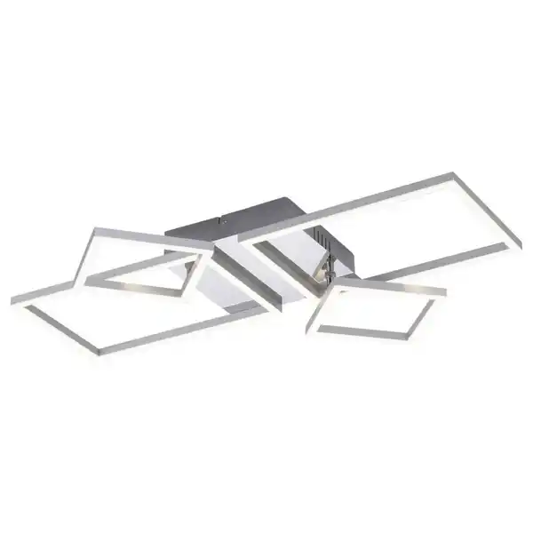 Bild 1 von Leuchtendirekt Deckenleuchte 14030-55  Iven Stahlfarbig Kunststoff Eisen Aluminium B/h/l: Ca. 34x7x65 Cm