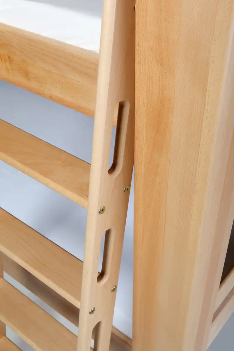 Bild 2 von Relita Etagenbett Jan mit Bücherregal und Vorhang Dschungel