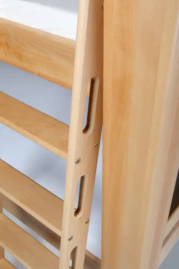 Bild 2 von Relita Etagenbett Jan mit Bücherregal und Vorhang Dschungel