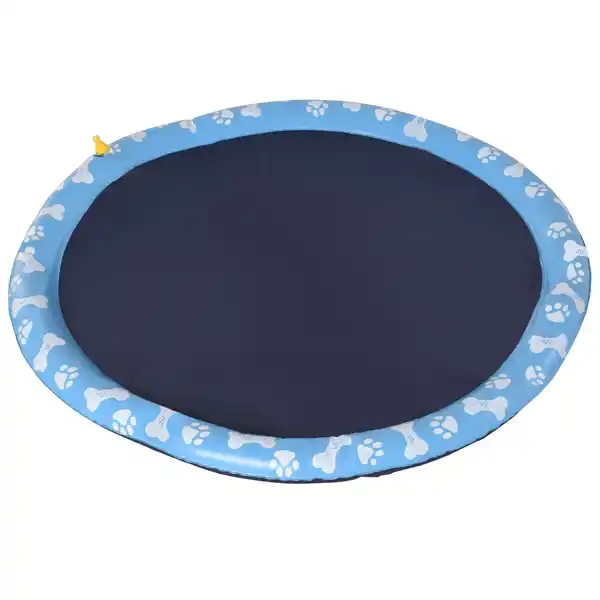 Bild 1 von 170 cm Splash Sprinkler Pad für Hunde Spritz Wasserspiel Matte Wassersprinkler Anti-Rutsch Outdoor P