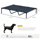 Bild 3 von Hundeliege outdoor Hundebett Katzenbett Haustierbett Schlafplatz Blau