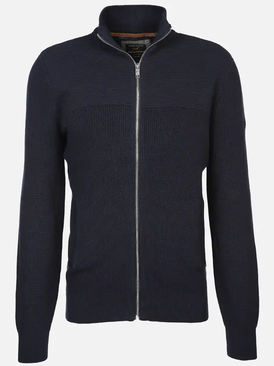 Bild 1 von Herren Strickcardigan mit Reißverschluss Blau