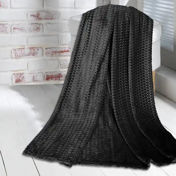 Bild 2 von Wohndecke "Honey" - ca. 130 x 160 cm