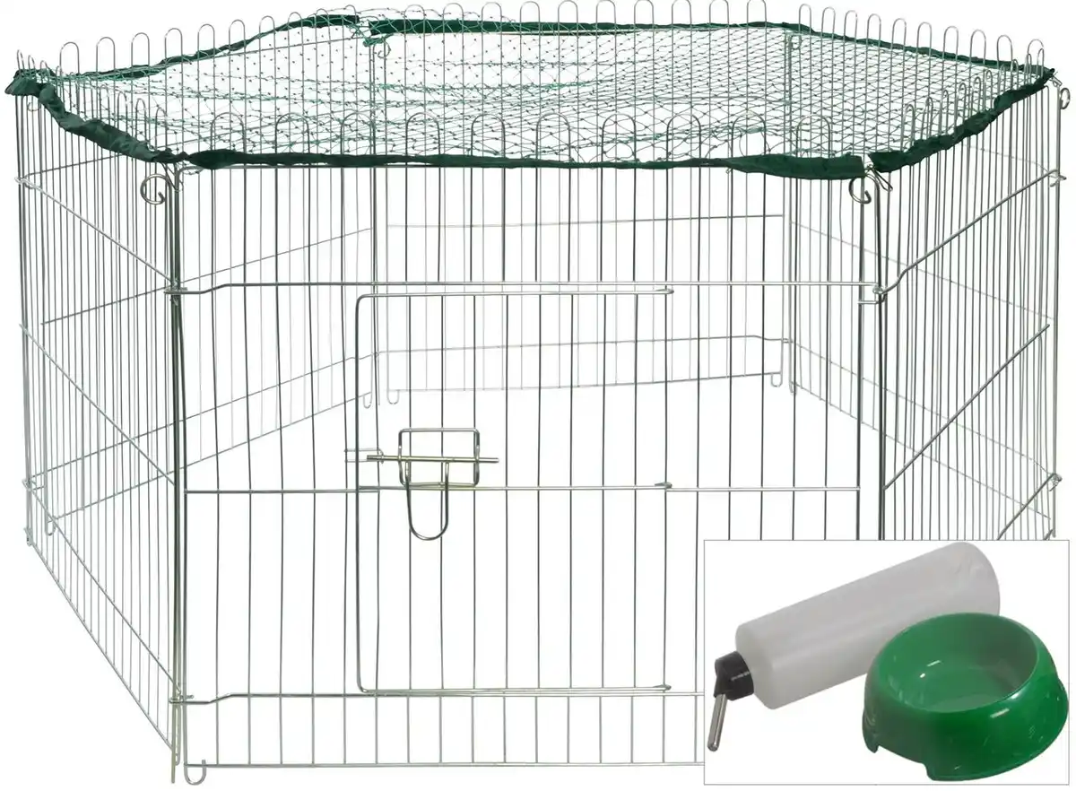 Bild 1 von Freilaufgehege, 6-eckig, silber 80590