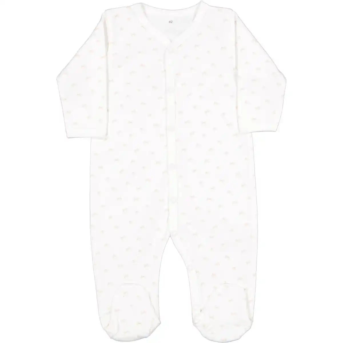 Bild 1 von Baby Pyjama Lange Ärmel Strampler mit Füßchen, Rosa, 62