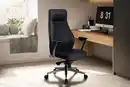 Bild 3 von Bürostuhl Schreibtischstuhl Kunstleder Schwarz Drehstuhl Ergonomisch