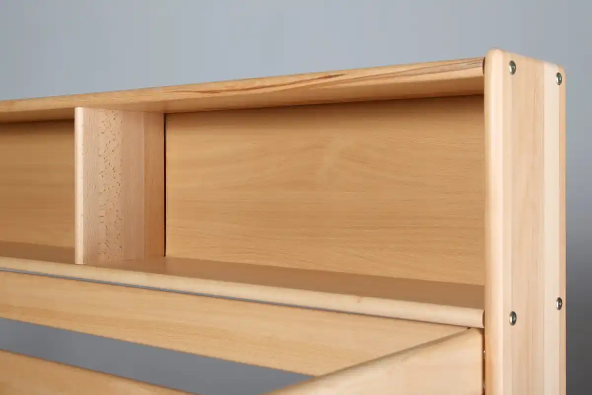 Bild 4 von Relita Etagenbett Jan mit Bücherregal und Vorhang Dschungel