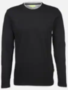 Herren Shirt im 2in1 Look Schwarz