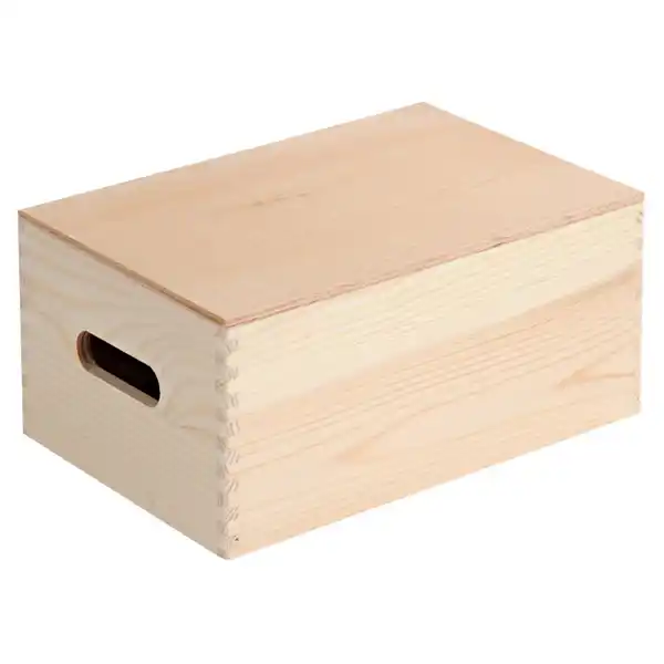 Bild 2 von Aufbewahrungsbox Kiste mit Deckel ca. 30 x 20 x 14 cm 