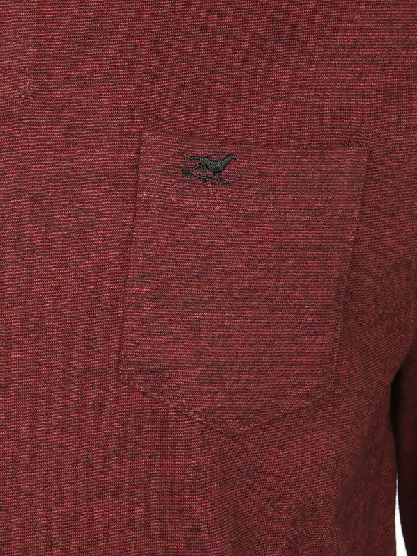 Bild 3 von Herren Poloshirt mit langem Arm Rot