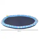 Bild 3 von 170 cm Splash Sprinkler Pad für Hunde Spritz Wasserspiel Matte Wassersprinkler Anti-Rutsch Outdoor P