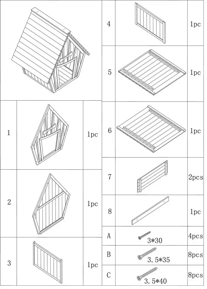 Bild 4 von Design Hundehütte "Hubi", für draußen