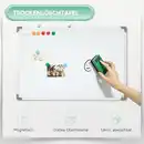 Bild 4 von Magnetisches Whiteboard, Magnetboard, Trocken Abwischbar 90 x 60 cm