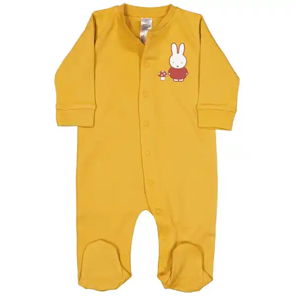 Bild 1 von Baby Pyjama Miffy Lange Ärmel Strampler, Ocker, 50