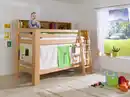 Bild 1 von Relita Etagenbett Jan mit Bücherregal und Vorhang Dschungel