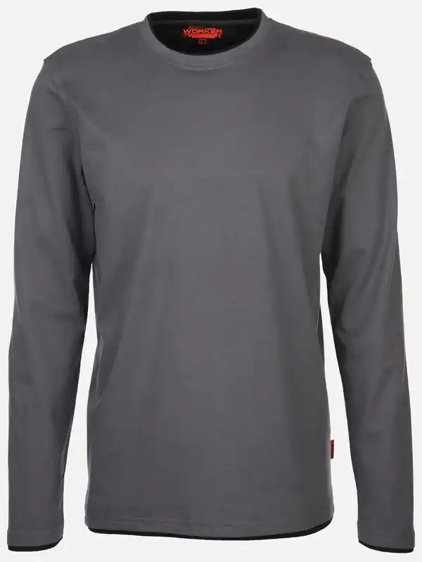 Bild 1 von Herren Shirt im 2in1 Look Grau