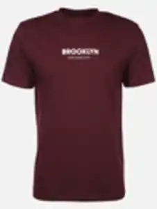 Herren T-Shirt mit Aufdruck Rot