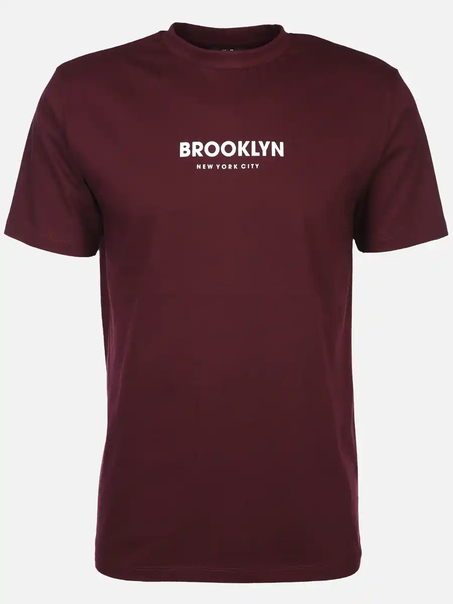 Bild 1 von Herren T-Shirt mit Aufdruck Rot