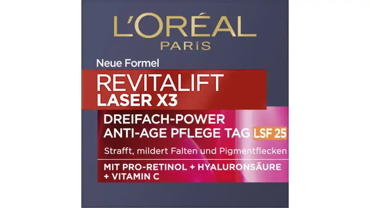 Bild 1 von L'Oréal Paris Revitalift Laser X3 Anti Age Tagescreme LSF 25