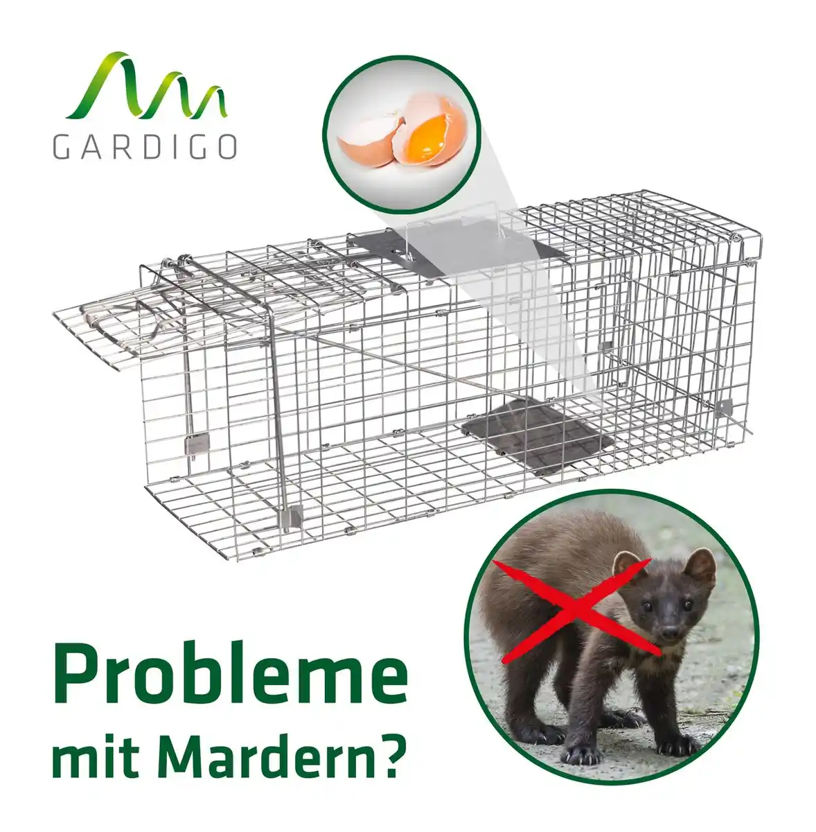 Bild 2 von Katzen-Marder-Lebendfalle Käfig