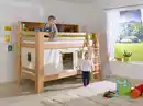 Bild 2 von Relita Etagenbett Jan mit Bücherregal und Vorhang