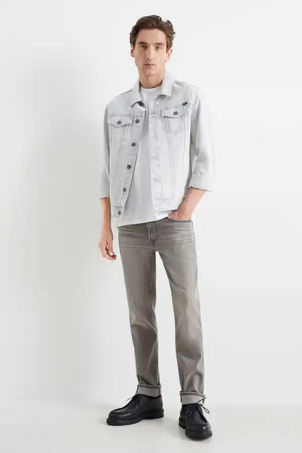 Bild 1 von C&A Slim Jeans, Grau, Größe: W38 L30