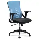 Bild 1 von Bürostuhl Schreibtischstuhl Mesh Blau Drehstuhl Ergonomisch 120 kg