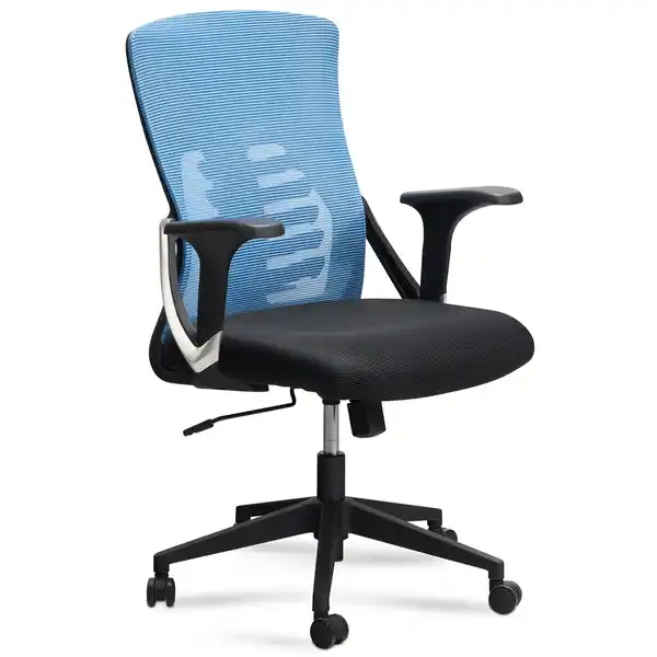 Bild 1 von Bürostuhl Schreibtischstuhl Mesh Blau Drehstuhl Ergonomisch 120 kg