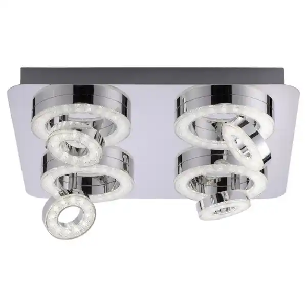 Bild 1 von LeuchtenDirekt LED Deckenlampe, Smart Home, RGB, CCT, FB,  dimmbar, 40x40cm LOLAsmart - TIM