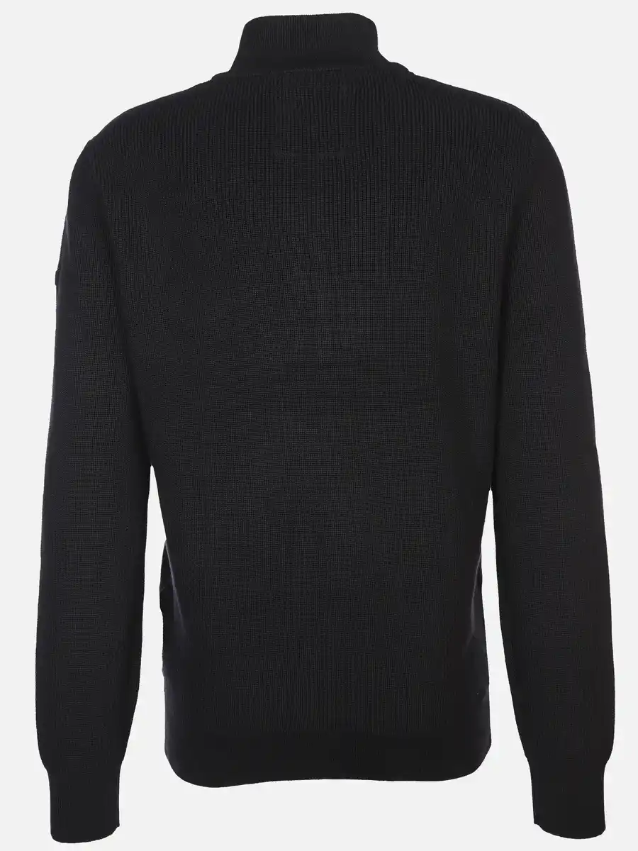 Bild 2 von Herren Strickcardigan mit Reißverschluss Schwarz