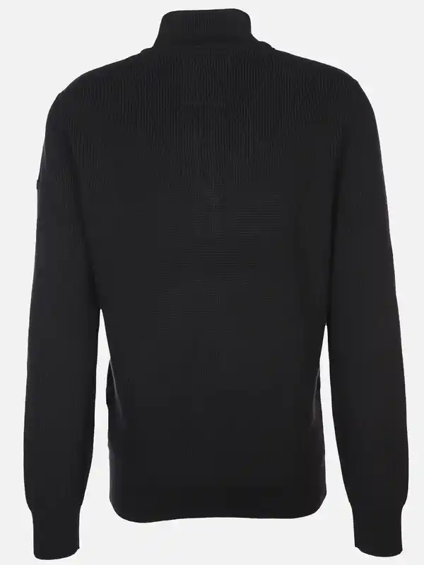 Bild 2 von Herren Strickcardigan mit Reißverschluss Schwarz