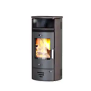 Accente International Kaminofen 'Casablanca 3_0' schwarz/braun 7,5 kW