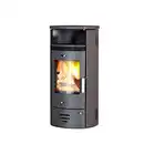 Bild 1 von Accente International Kaminofen 'Casablanca 3_0' schwarz/braun 7,5 kW