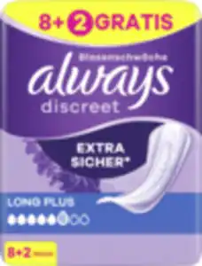 Always Discreet Inkontinenz Long Plus 8+2