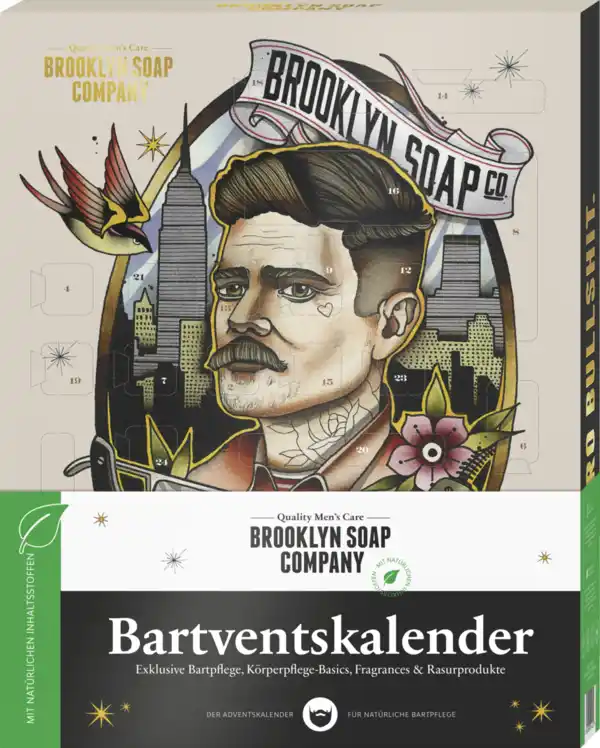 Bild 1 von Brooklyn Soap Company Bartventskalender 2024, 174 ml