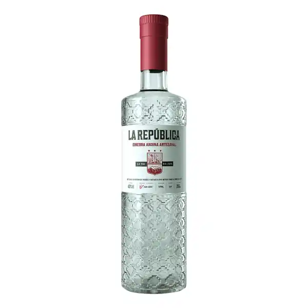 Bild 1 von La Republica Andina Gin 42,0 % vol 0,7 Liter