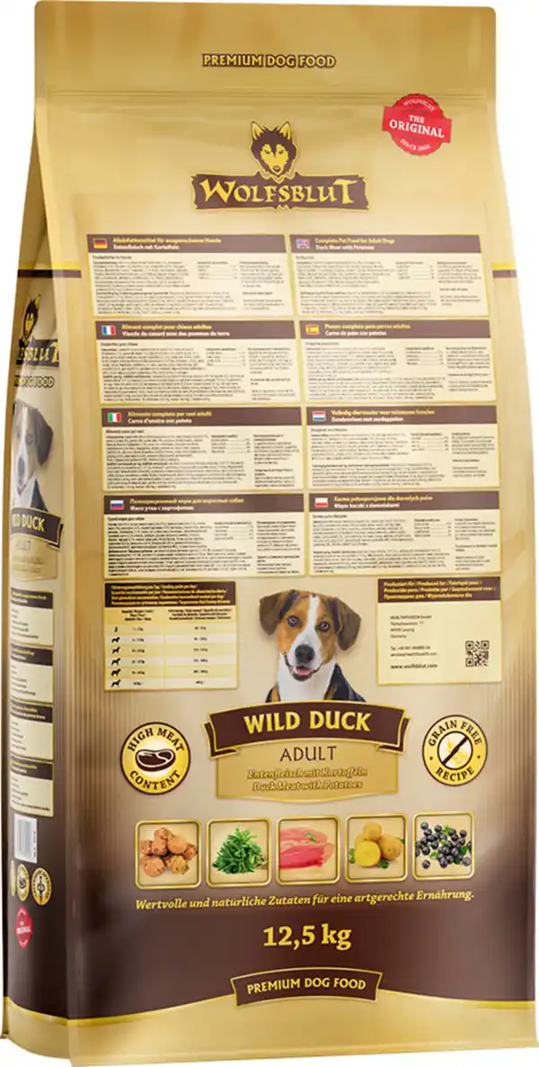 Bild 2 von Wolfsblut Hundefutter Wild Duck Adult, 12,5 kg