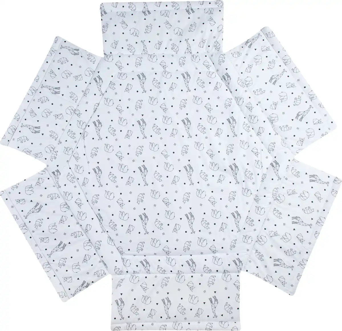 Bild 4 von Schardt 6-eckiges Laufgitter Buche weiß, mit Einlage