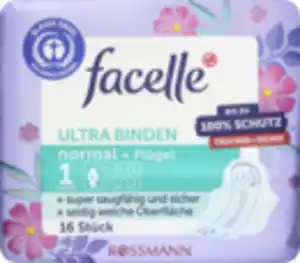 facelle 
            Ultra-Binden normal mit Flügeln